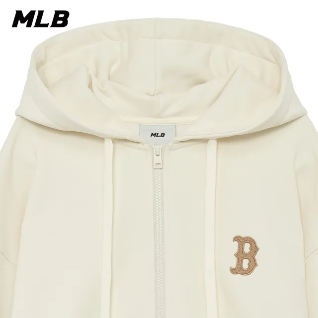 【MLB】拉鍊連帽外套 波士頓紅襪隊(3ATRB0134-43CRD)