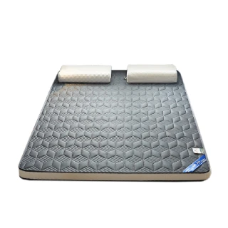 【DE生活】9cm複合式乳膠床墊-單人90公分(3D立體床墊 記憶海綿床墊)