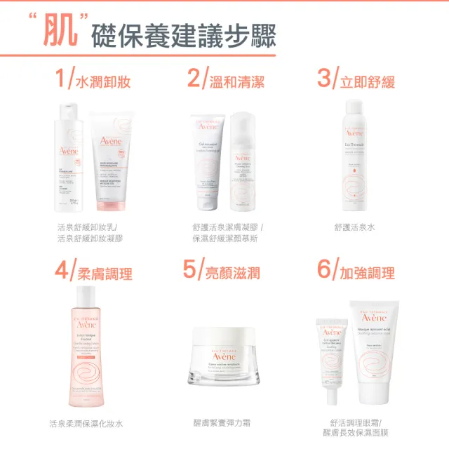 【Avene 雅漾】官方直營 活泉舒緩卸妝凝膠100ml(旅行瓶)