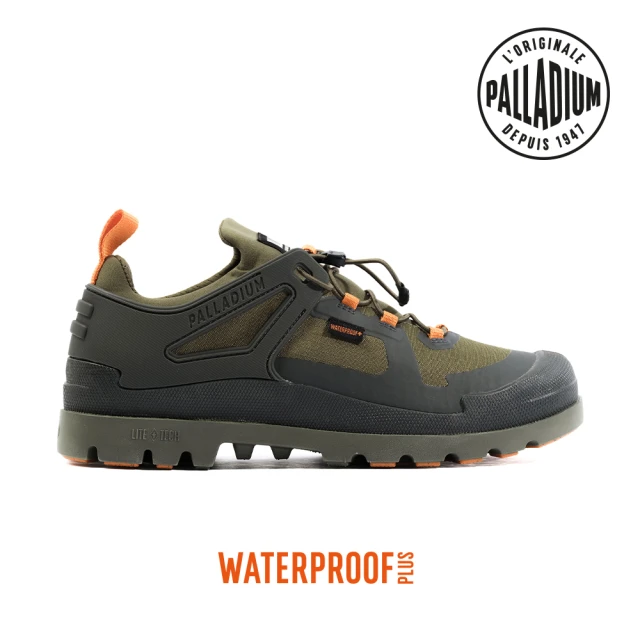 Palladium PAMPA OX L+ CAGE WP+快穿輕量低筒防水靴-男-墨綠(08846-325)