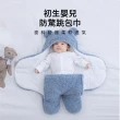 【Jonyer】嬰幼兒防驚跳包巾 新生兒純棉包被 秋冬加厚保暖寶寶睡袋(84*70cm)