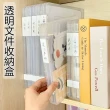【Dagebeno荷生活】PP材質透明文件收納盒 雙卡扣式重要文件防潮防塵整理盒(大號3入)