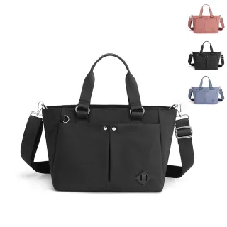 【DF Queenin】雙11 韓版街頭小資女多隔層手提側背水餃包 - 多色可選