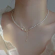 【KT DADA】女生禮物 送禮 項鍊 珍珠項鍊 純銀項鍊 蝴蝶項鍊 閨蜜項鍊 ins項鍊 巴洛克珍珠項鍊 鎖骨鏈