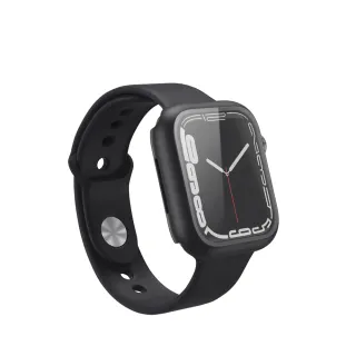 【CaseStudi】AppleWatch 9/8/7 45mm Impact 玻璃錶殼_黑色(相容44mm Apple Watch)