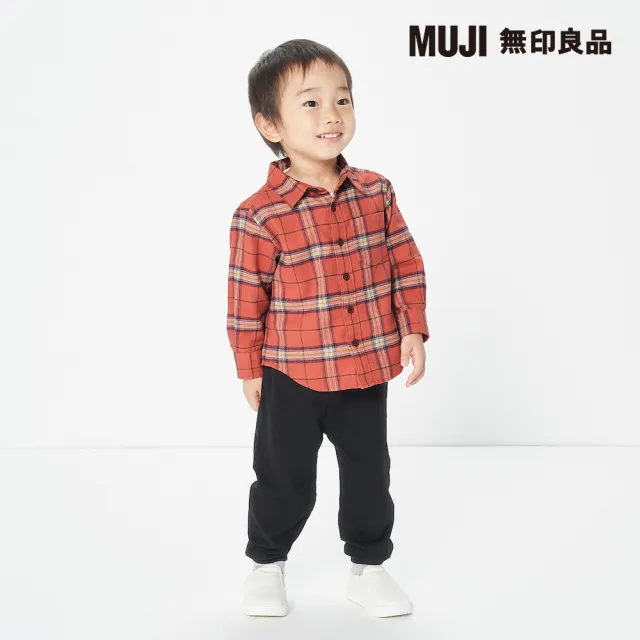 【MUJI 無印良品】幼兒雙面起毛法蘭絨長袖襯衫(共6色)