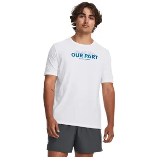 【UNDER ARMOUR】UA 男 WE ALL PLAY OUR PART 短T-Shirt_1379545-100(白色)