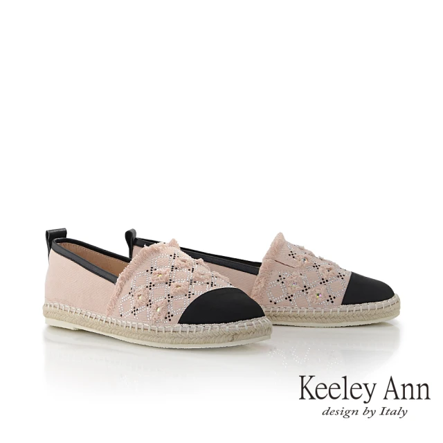 Keeley Ann 單寧編織平底包鞋(粉紅色375772356-Ann系列)