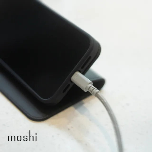 【moshi】Integra USB-C to USB-C 240W/480Mbps 充電傳輸編織線(1.2m)