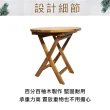 【吉迪市柚木家具】柚木摺疊圓桌 UNC7-17R(餐桌 野餐桌 戶外桌 摺疊桌 圓桌)