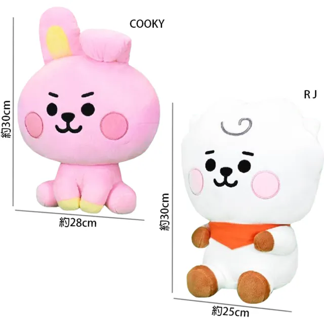 【TDL】宇宙明星BT21絨毛娃娃玩偶抱枕BABY款30公分 9888681(BTS防彈少年團)