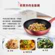 【Tefal 特福】法國製完美煮藝系列28CM不沾鍋炒鍋+24CM平底鍋(電磁爐適用)