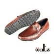 【Waltz】馬銜扣 真皮豆豆鞋 休閒鞋 懶人鞋(612121-06 華爾滋皮鞋)