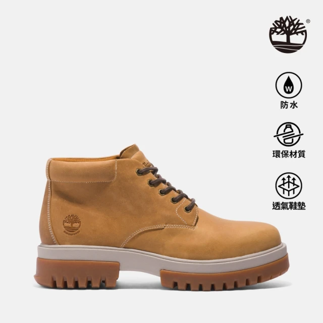 Timberland 男款黑色全粒面皮革6吋靴(A657D0