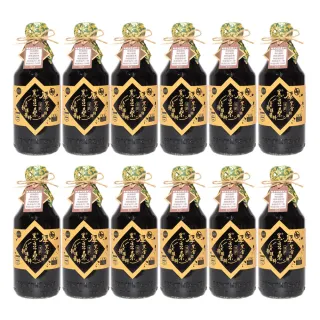 【黑豆桑】天然極品頂級厚黑金醬油(厚黑金 550mlx12瓶)