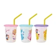 【Skater】迪士尼 塑膠吸管隨行杯三入組 230ml  迪士尼公主(餐具雜貨)