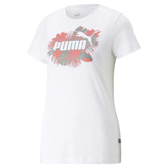 【PUMA官方旗艦】基本系列Flower Power短袖T恤 女性 67369102