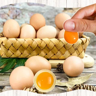 【初品果】x富立牧場靈芝機能雞蛋90顆x1組(紅蛋_48小時內新鮮生產雞蛋_多項檢驗合格)