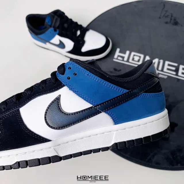 NIKE 耐吉】Nike Dunk Low Industrial Blue 黑藍閃電(FD6923-100