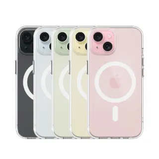 【UNIU】iPhone 15 /15 Pro /15 Pro Max  EUV 變色透明磁吸殼 6.1/6.7吋(霧面磁吸款/全透明磁吸款)