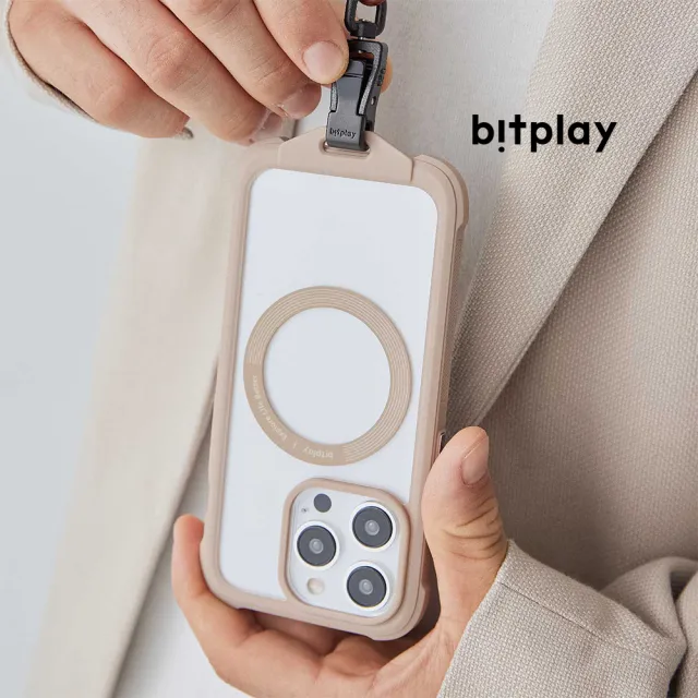 【bitplay】Wander Case 隨行殼 for iPhone15 Plus系列-3色可選(手機殼/防摔/耐刮/掛繩/超薄/保護殼)