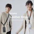 【bitplay】Leather Strap 皮革多工背帶-含掛繩通用墊片-暗夜黑(掛繩/腕繩/手機掛繩/iphone15)