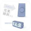 【KINYO】文青極簡旋鈕式電子鐘 數位萬年曆 電池式鬧鐘/時鐘(自動偵測溫濕度)