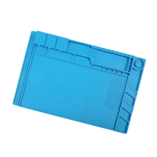【OKAY!】維修台 主板設備維修 藍色 電子維修墊 零件放置墊 851-FSM45(工作墊 零件盒 維修臺)
