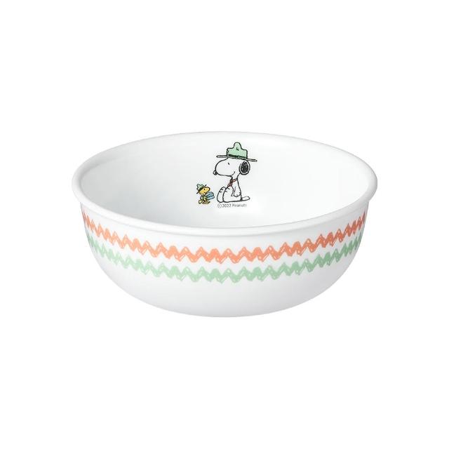 【CorelleBrands 康寧餐具】SNOOPY 露營趣 473ML韓式湯碗(416)