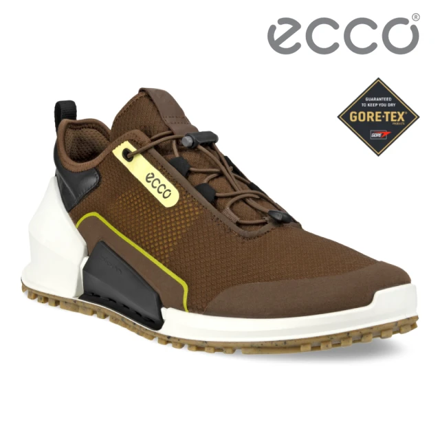 ecco BIOM 2.0 M 健步經典防水極速戶外運動鞋 男鞋(可可棕/黑色 80079455379)