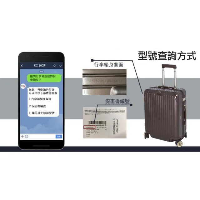 台製保護套適用RIMOWA CLASSIC FLIGHT 復古系列 合身剪裁 透明四角加厚款