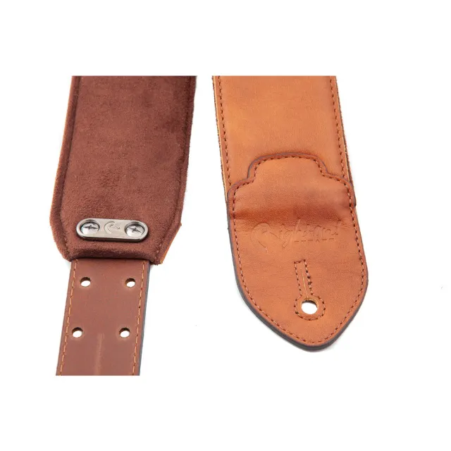 【RightOn! Straps】Vintage Woody 吉他背帶 吉他背帶(Leathercraft 系列 吉他背帶 貝斯背帶 西班牙進口)