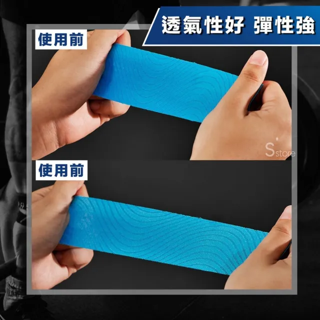 【S-SportPlus+】肌肉貼布 3.8cmx5m無盒裝6入組 肌貼繃帶(運動貼布/貼布/彈性貼布)