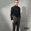 【SST&C 最後65折】灰色紋理修身西裝褲0212203006
