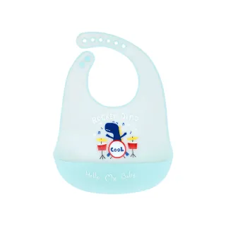 【JoyNa】3條入- MuslinTree 立體防水圍兜 嬰兒圍兜 嬰兒餐具(圍脖可調/果凍狀拉扯不斷/3D立體大兜)