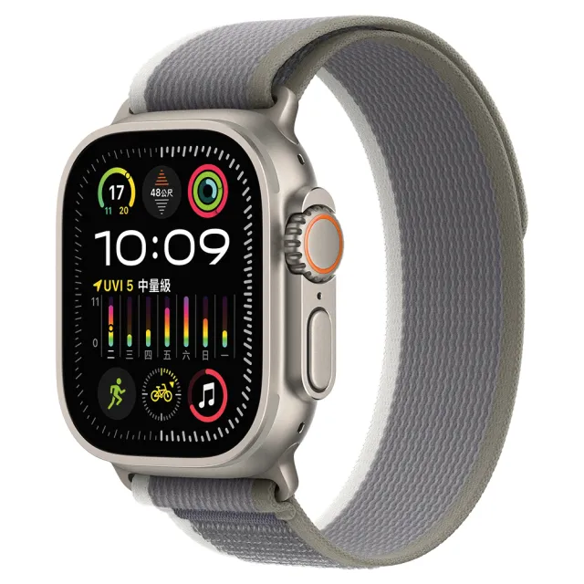 Apple】Apple Watch Ultra 2 LTE 49mm(鈦金屬錶殼搭配越野錶帶) - momo