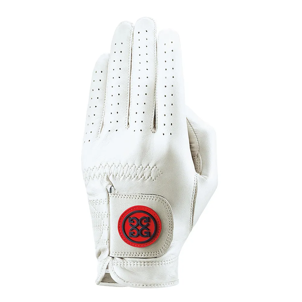 【G/FORE】男士 經典高爾夫手套 左手單支 ESSENTIAL GLOVE 白色(G4MC0G02-SCLT)