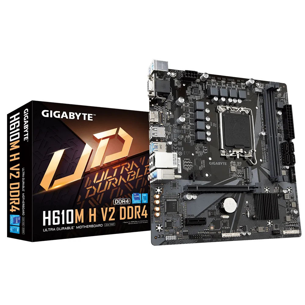 【GIGABYTE 技嘉】H610M H V2 DDR4 主機板