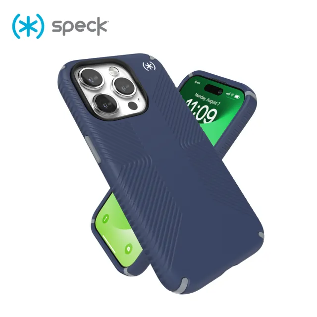 【Speck】iPhone 15 Pro 6.1/ 6.7吋系列 Presidio2 Grip MagSafe磁吸防手滑防摔殼(iPhone 15 Pro 保護殼)