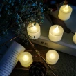【GIFTME5】LED電子蠟燭 50個/1入(仿真蠟燭 蠟燭燈 情人節 生日佈置 紀念日 生日驚喜 告白)