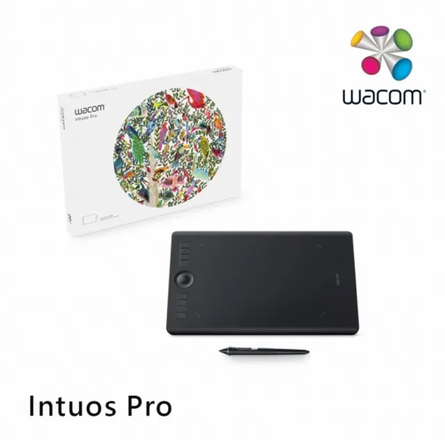 Wacom Intuos Pro Medium 創意觸控繪圖板 經典黑(PTH-660/K0-C)