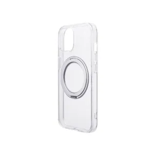 【Gramas】iPhone 15 6.1吋 Mag-O 支架磁吸透明保護殼(透)