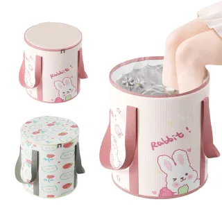 五層帶蓋可折疊泡腳桶 泡腳盆 足浴桶(加高加深泡腳袋)