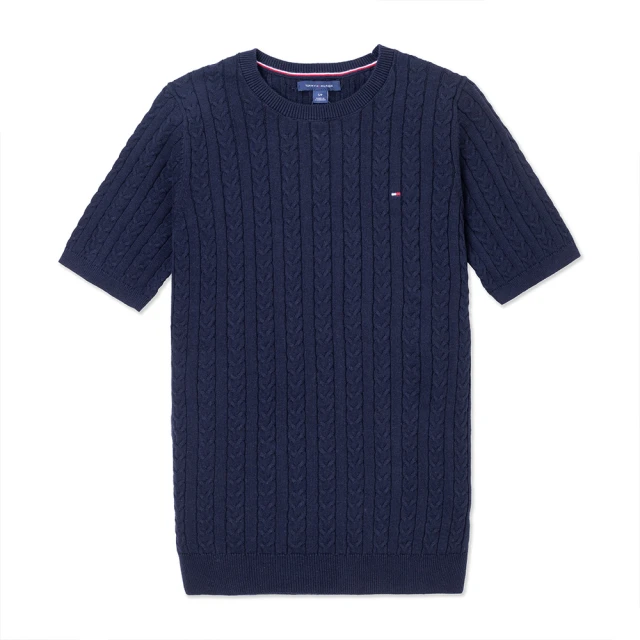 Tommy Hilfiger TOMMY 經典圓領刺繡小LO