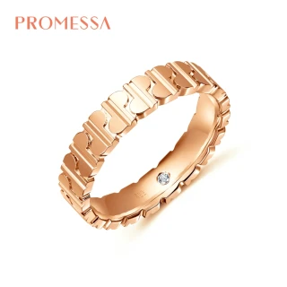 【PROMESSA】Promise系列 18K玫瑰金鑽石戒指