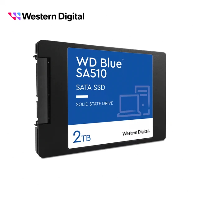 WD 威騰 藍標 SA510 2TB 2.5吋 SATA SSD(讀：560Ms/寫：520Ms)