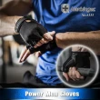 【HARBINGER】#155 男款 黑色 重訓健身用專業手套(POWER MEN GLOVES)