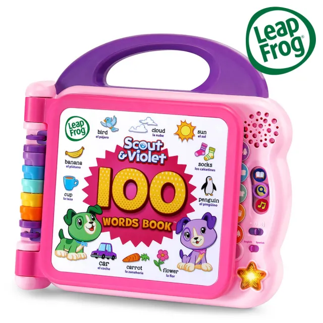 【LeapFrog】100單字互動認知圖鑑(地點、單字、動物)