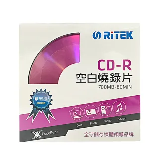 【RITEK】52X CD-R X系列 10片盒裝