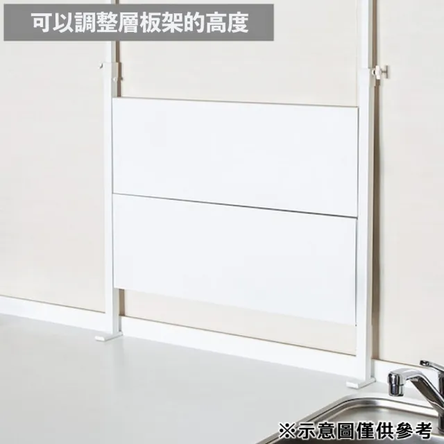 【NITORI 宜得利家居】高度可調整廚用層板架 BH640 WH 廚用層板架 可調式層板 層板架 廚房收納